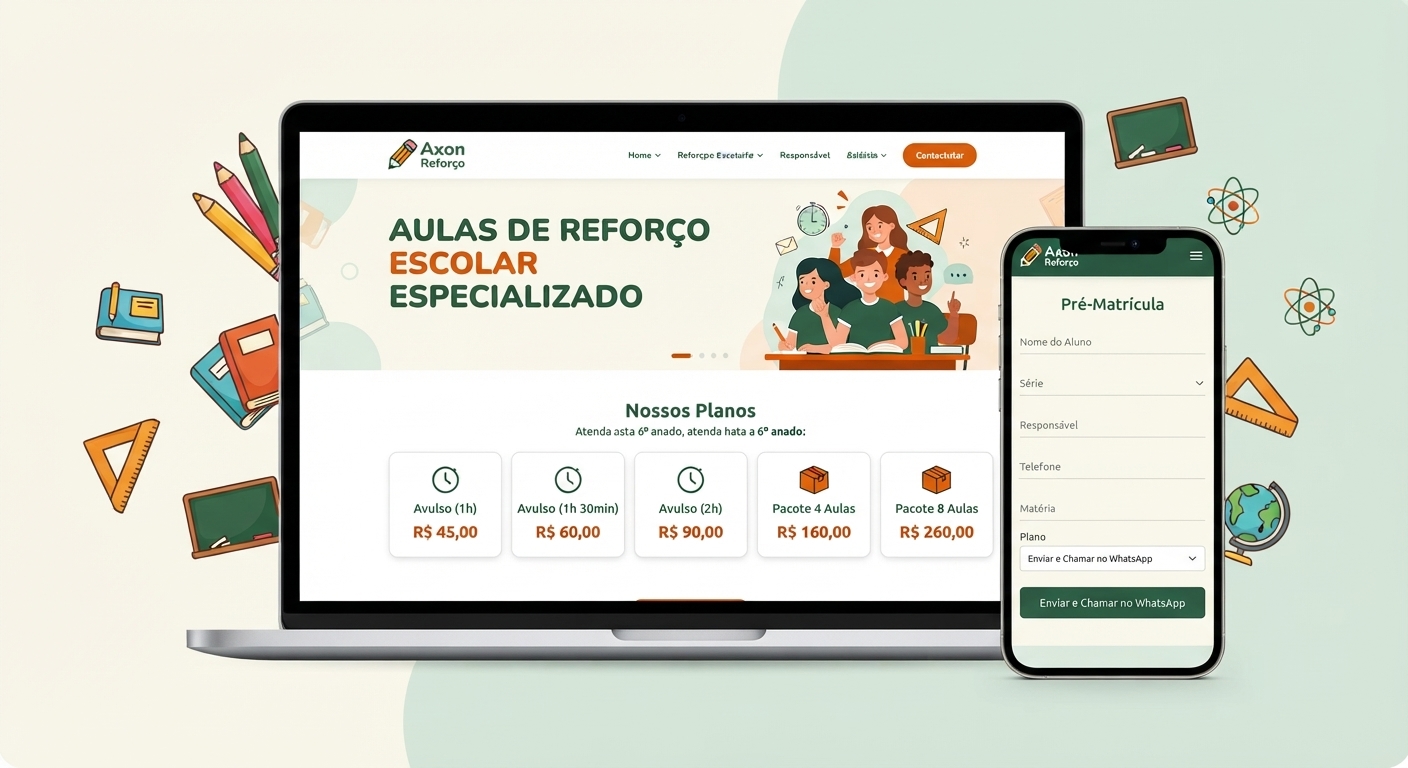 Ambiente de estudos e reforço escolar